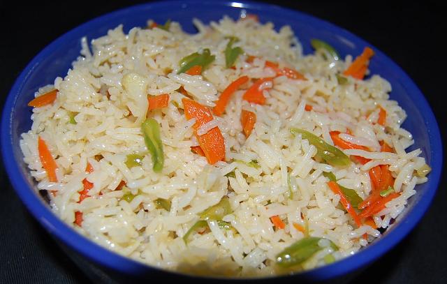 How to prepare vegetable fried rice