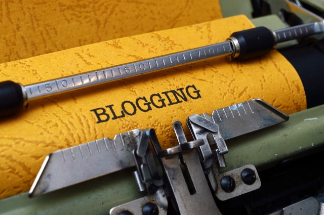 Blogging concept